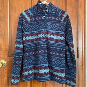 Aztec Print Quarter Zip